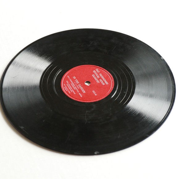 Old Fashioned Revival Hour Quartet - Rudolph Atwood *In The Garden* 10" Shellac - Picture 5 of 10